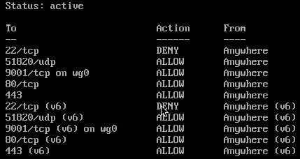 Example UFW Firewall
