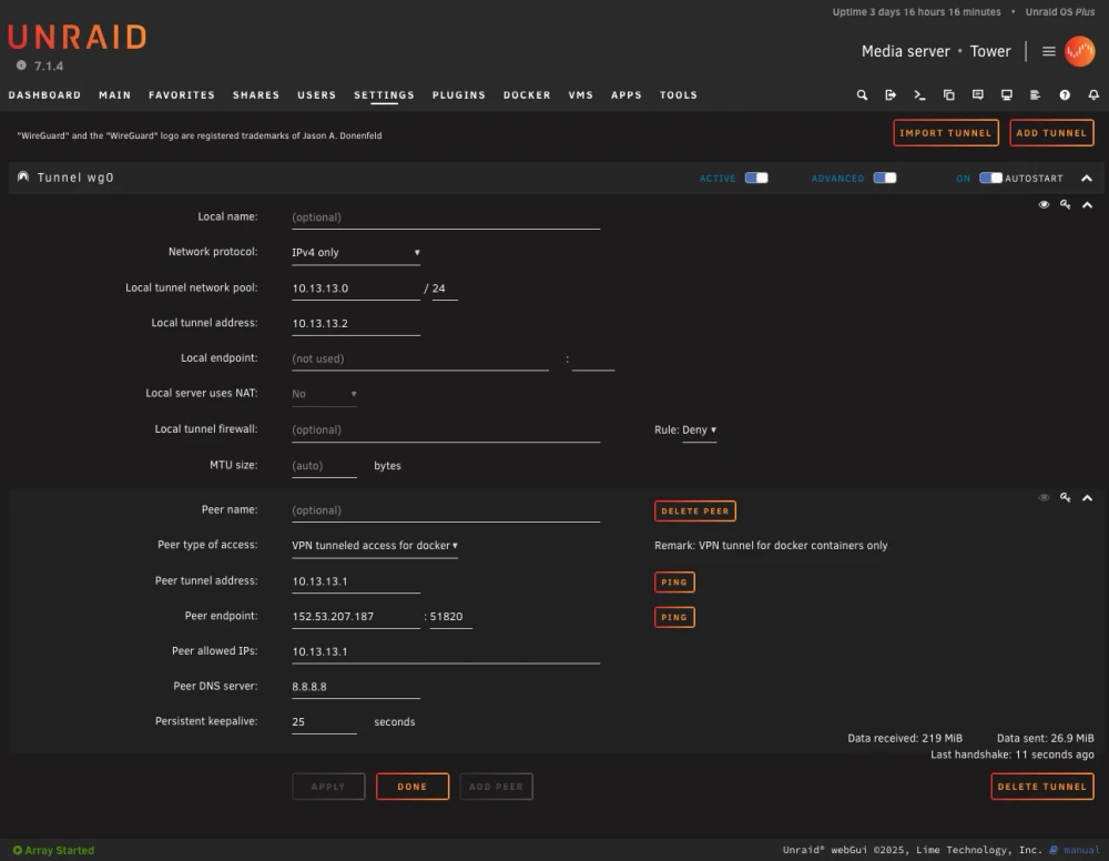 Unraid VPN