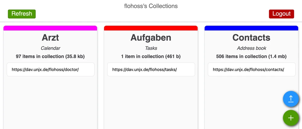 Radicale User Interface